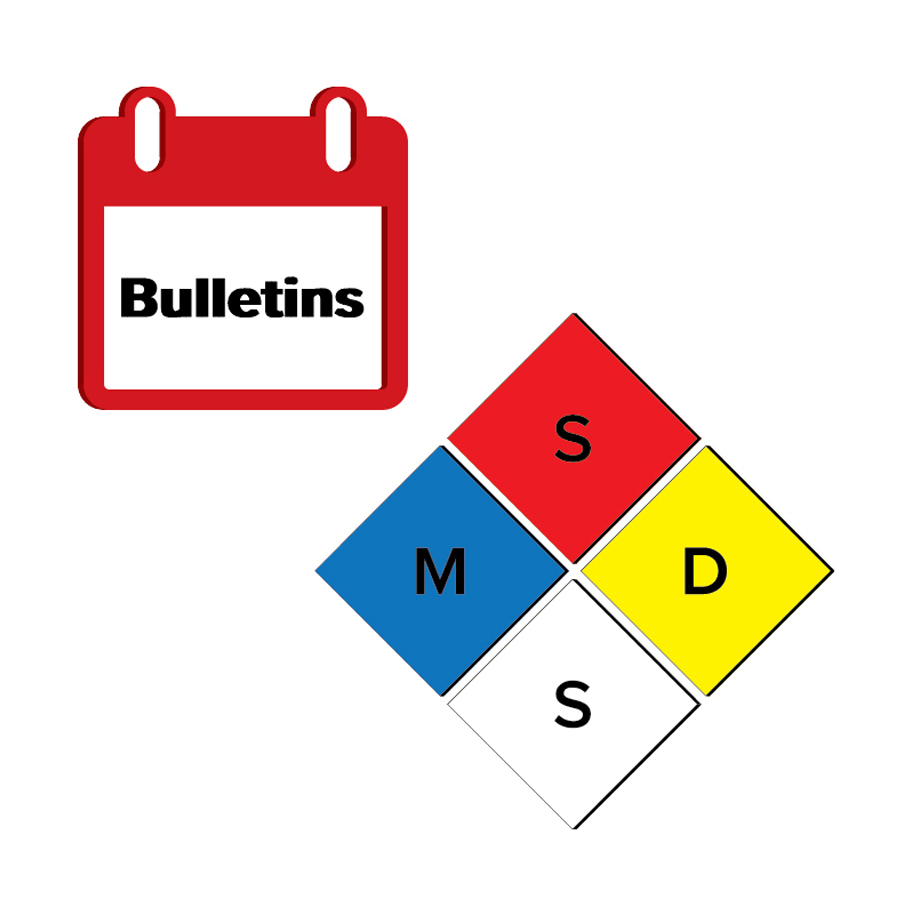 Bulletins and MSDS